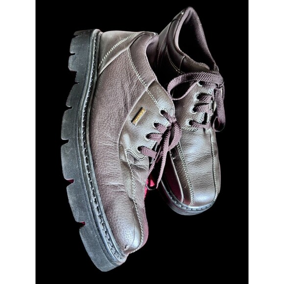 Lugz-Mens Gridlock Brown Leather Shoes MGDL-200 Sz 12 Lace Up - Picture 2 of 13